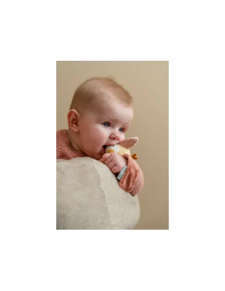 Chrastítko na ruku, květiny a motýli