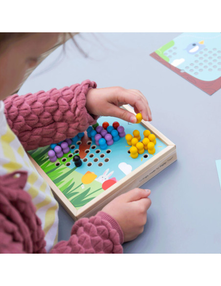 Drewniana mozaika - Ogródek