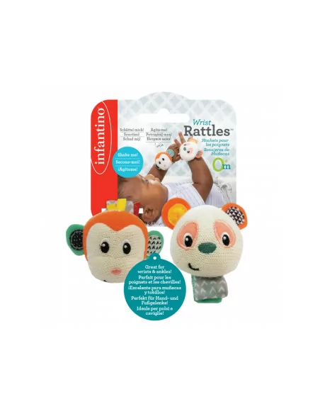 Chrastítka na ruku, Opička & Panda