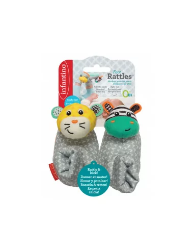 Chrastítka na nožičky, Zebra & Tygr