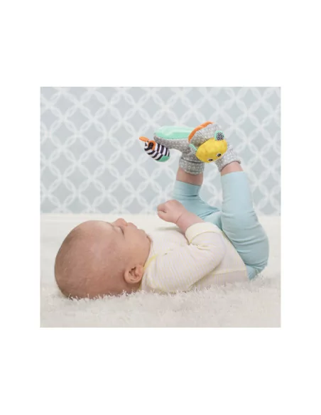 Chrastítka na nožičky, Zebra & Tygr