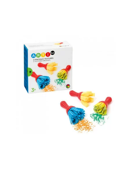 Oxybul - Pędzelki o różnej strukturze, 3 sztuki