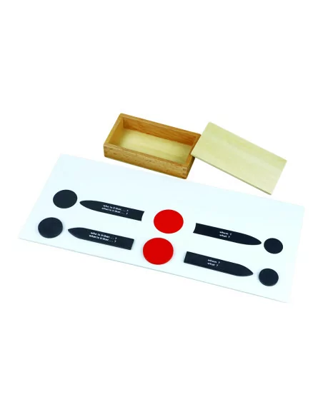 Zestaw strzałek i kółek do analizy zdania I.