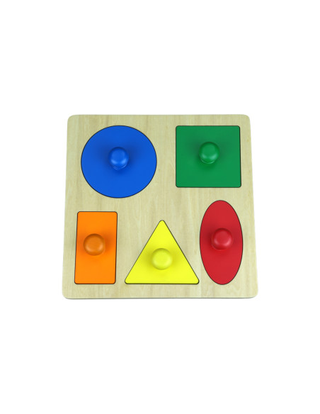 Płytka z pięciu figur geometrycznych