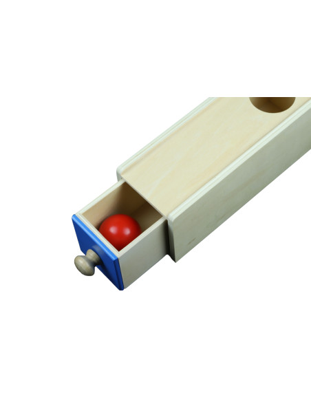 Drewniana kasetka z szufladką