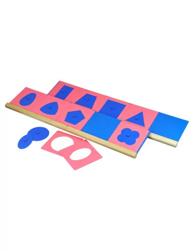 Metalowe ramki z figurami i podstawką