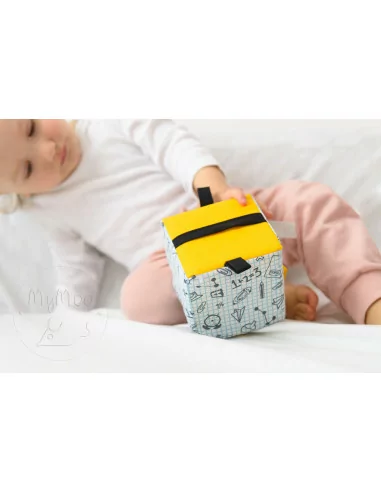 MyMoo - Kostka do chwytania - żłóto-czarna