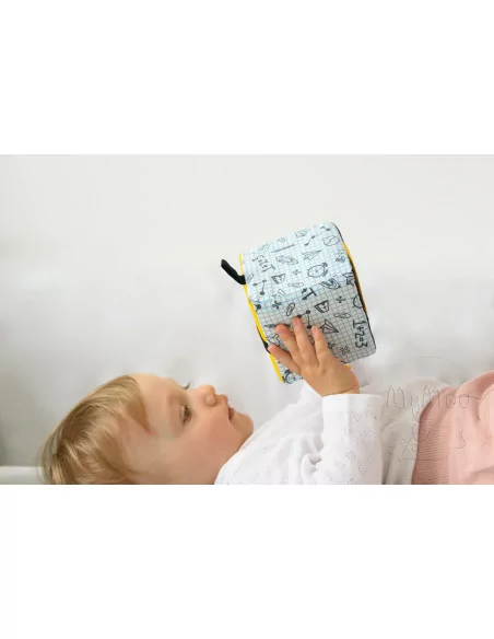 MyMoo - Kostka do chwytania - żłóto-czarna