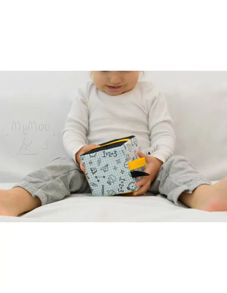 MyMoo - Kostka do chwytania - żłóto-czarna