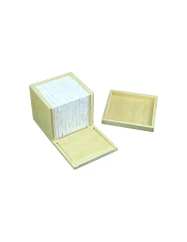 1000 kostek 1x1x1cm w pudełku sześciennym