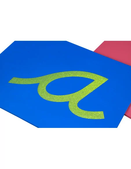 Szorstkie litery, małe pisane