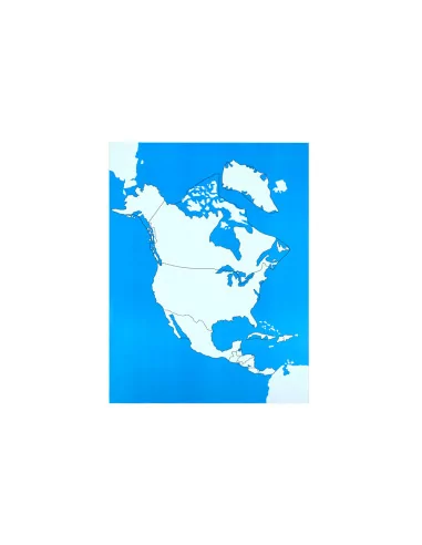 Ameryka Północna - mapa kontrolna bez podpisów