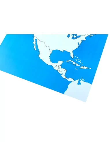 Ameryka Północna - mapa kontrolna bez podpisów