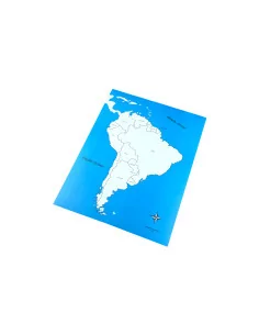 Ameryka Południowa - mapa...