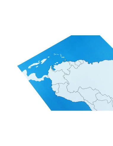Ameryki Południowa - mapa kontrolna bez podpisów