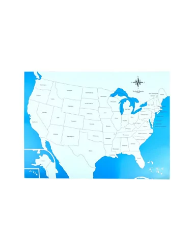 USA - mapa kontrolna z podpisami