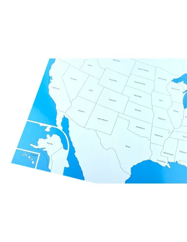 USA - mapa kontrolna z podpisami