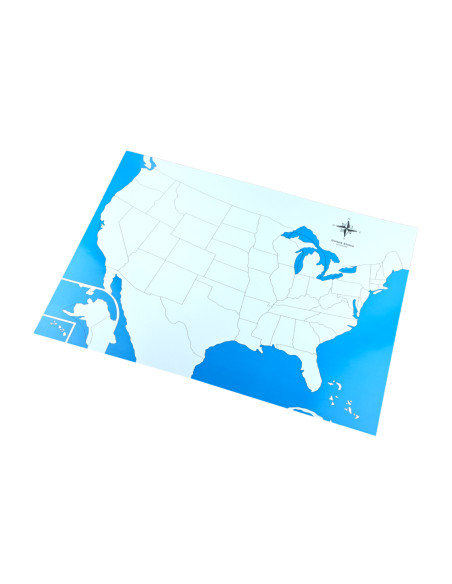 USA - mapa kontrolna bez podpisów