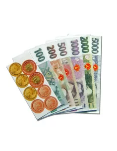 Hrací peníze - české koruny