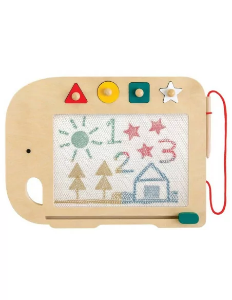 Dřevěná magnetická kreslící tabulka