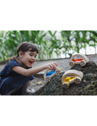 Auto z wodą - żółte