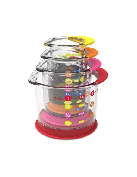 Kubki - miarki do płynów, 4 sztuki