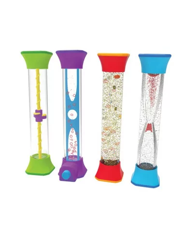 Sensoryczne tuby fidget, 4 sztuki