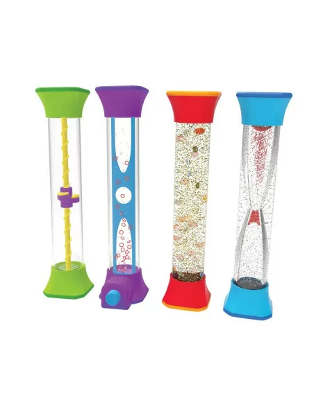 Sensoryczne tuby fidget, 4 sztuki