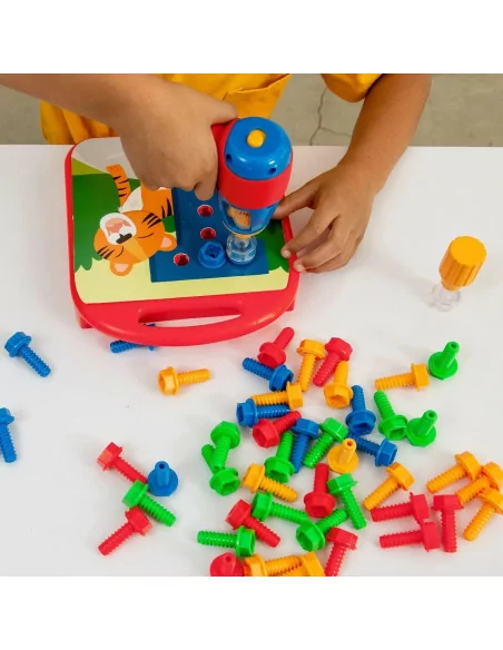 Motoryczny kuferek - cyfry i literki