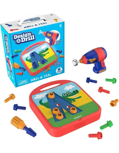 Motoryczny kuferek - cyfry i literki