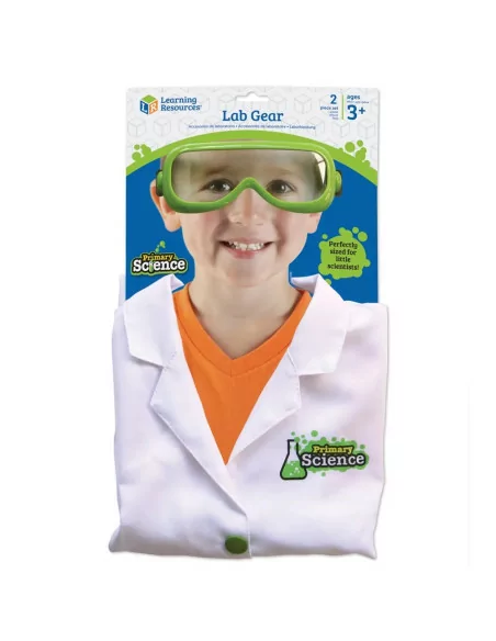 Zestaw laboratoryjny - płaszcz i gogle