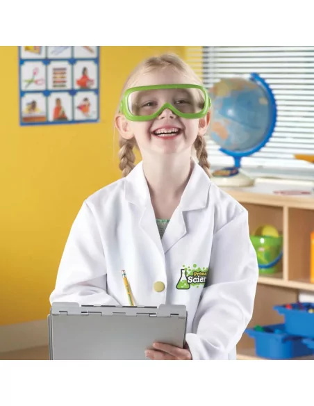 Zestaw laboratoryjny - płaszcz i gogle