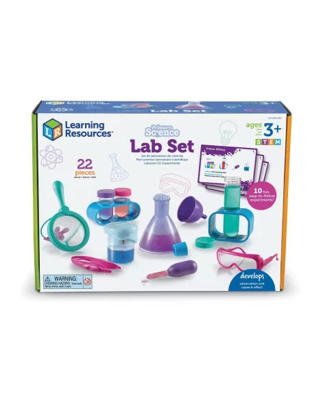 Zestaw laboratoryjny, różowy
