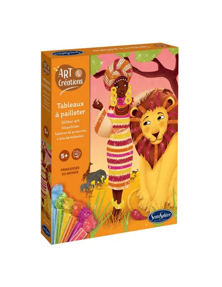 Třpytivé pískování - Princezny světa