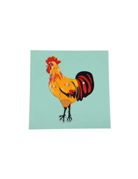 Puzzle ze zwierzętami - Kogut