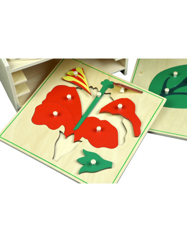 Komoda botaniczna + 3 puzzle