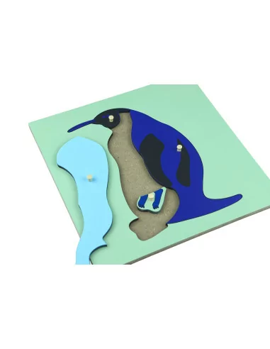 Puzzle ze zwierzętami - Pingwin