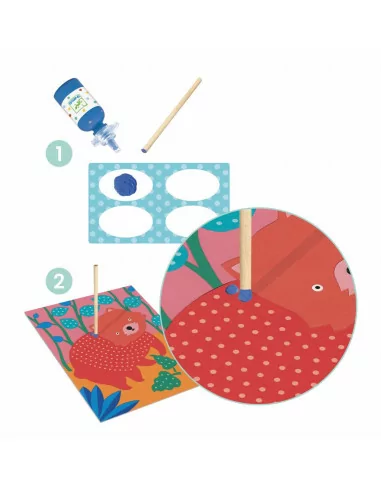 Tečkované tvoření zvířátek