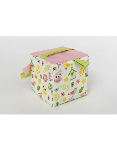 Kostka dla malucha - Różowo zielona