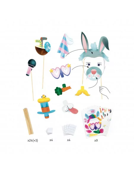 Djeco - Zestaw artystyczny - Party zwierzaki