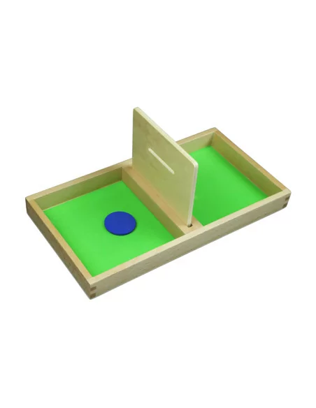 Pudełko z piłeczką, krążkiem