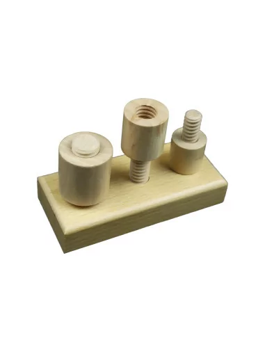 Drewniane śruby i nakrętki