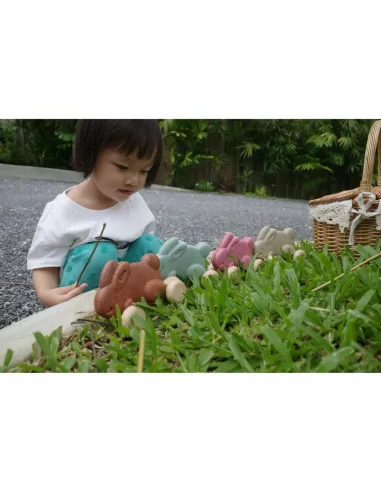 Králíček na kolečkách - růžový