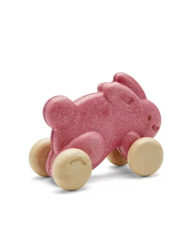 Králíček na kolečkách - růžový