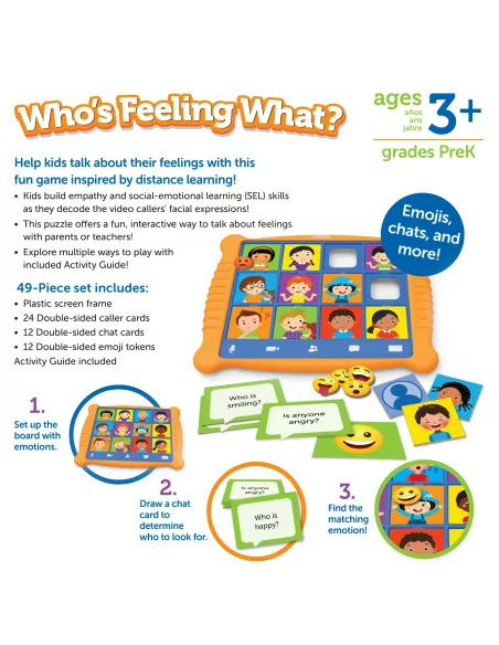 Zrozumieć emocje - gra: Kto co czuje?