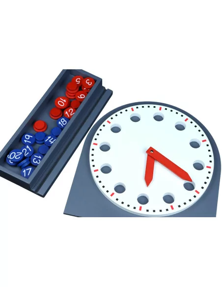 Zegar z ruchomymi wskazówkami