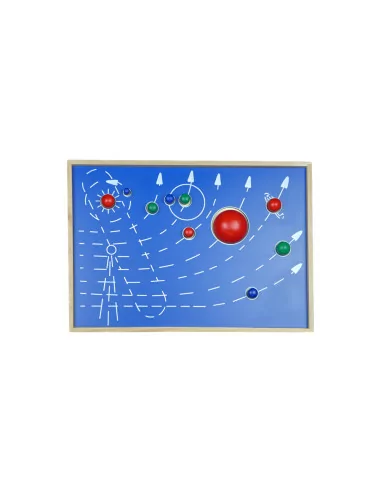 Montessori puzzle - układ słoneczny, 9 planet