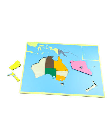 Puzzlowa mapa Australii