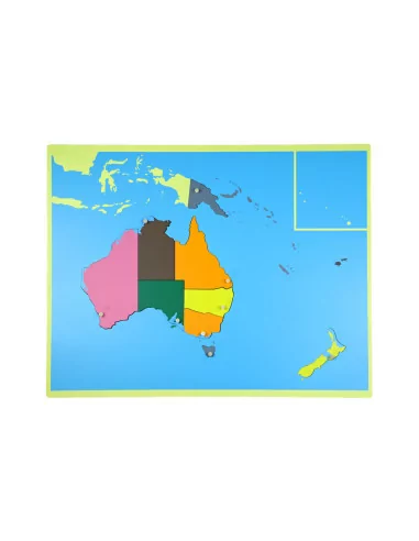 Puzzlowa mapa Australii