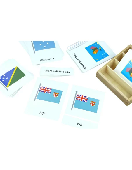 Flagi Australii - karty trójdzielne